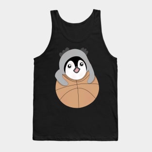 Basketball Penguin Friend Tank Top